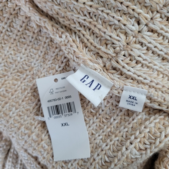 Gap knit women’s sleeveless cardigan Vest NWT XXL - Picture 4 of 5